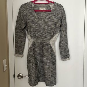 Gray Anthropologie sweater dress